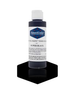 Food Coloring AmeriColor Super Black Soft Gel Paste 45 Ounce
