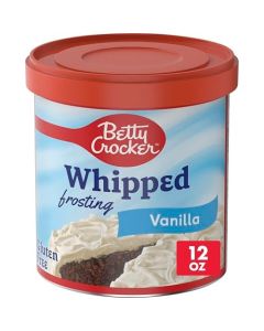Betty Crocker Gluten Free Whipped Vanilla Frosting 12 oz