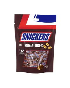 Snickers Peanut And Caramel Chocolate Bar Miniatures Pack- 150gms