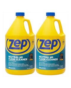 Neutral pH Industrial Floor Cleaner. 1 Gallon (Case of 2) - ZUNEUT128 - Concentrated Pro Trusted All-Purpose Floor Cleaner