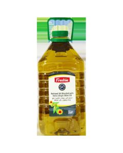 Premium Freshia Blended Olive Oil – 5 L / Blend of Refined & Extra Virgin Olive Oil, Ideal for Cooking, Frying & Salad Dressing, perfect for Arabic Dishes, Grilling & Baking