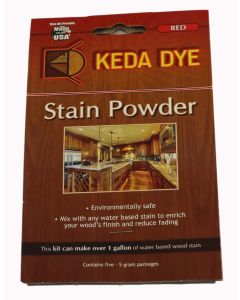 Red Dye by Keda Dye 25 Grams of Red Wood Dye Makes 5 Dye Stain Quarts