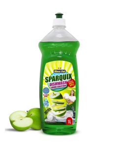 Dishwashing Liquid 1L – Ultra Concentrated Formula with Refreshing Green Apple Scent,Tough on grease, gentle on hands, perfect for daily use