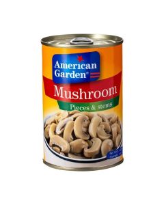 American Garden Mushroom Pieces & Stems – 425g