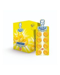 Pectol Fresh Lemon Honey Flavour Lozenges With Vitamin C - Pack of 24 Pieces