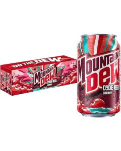Mountain Dew Code Red Cherry 12 Fl Oz Cans 12 Pack