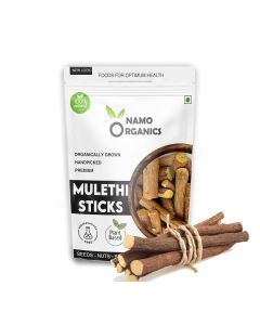 Mulethi Stick For Eating - 100 Gms - Yashtimadhu/Licorice Roots For Throat