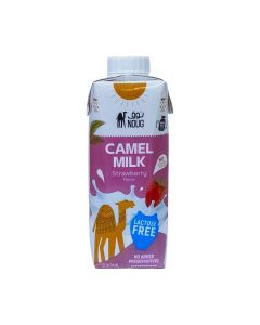 Noug Long Life Camel Milk with Strawberry 230 ml