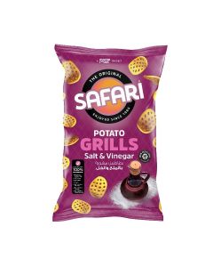 Safari Salt & Vinegar Potato Grills 125g
