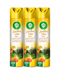 Air Wick Air Freshener, Sparkling Citrus Scent, 300ml x 3