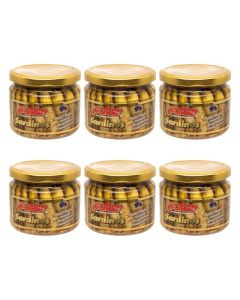 MW Polar Naturally Alder Wood Smoked Brisling Sardines in Olive Oil 95oz Jar Pack of 6 Kosher Friendly WildCaught HandPacked High in Omega3 Keto Paleo GlutenFree NonGMO