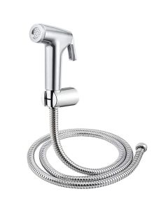 Bathoyum Make in India ABS Health Faucet Toilet Jet Spray Polished Finish Silver Standard Size Pack of 1