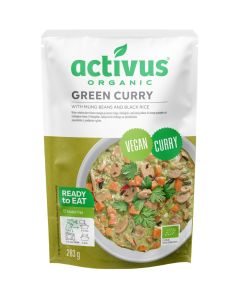 Organic Mung Beans & Black Rice With Green Curry