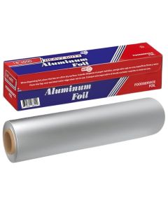 EJY IMPORT 18 x 500 Feet Heavy Duty Aluminum Foil Wrap Commercial Grade for Food Service Industry Aluminum Silver Foil for Cooking Baking Roasting BBQ Parties 18x 500 Feet Long 1