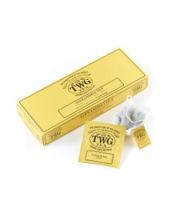 TWG Tea / Alexandria Tea / Green Tea / Mint & Corn Flowers / 15 Hand Sewn Cotton Teabags / Gift Set