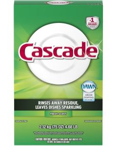 Cascade Powder Dishwasher Detergent Fresh Scent 75 Oz