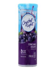 Crystal Light Concord Grape, 12-Quart 2.01-Ounce Canister (Pack Of 3)
