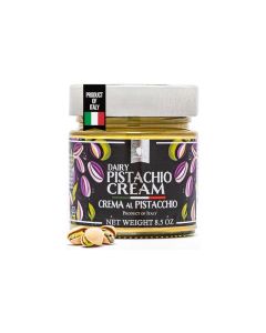 Gourmanity Dairy Pistachio Cream Spread Perfect for Dubai Chocolate Bar Luxury Pistachio Butter Cream For Sweet And Savory Dishes Ideal for Italian Recipes 85 oz Jar