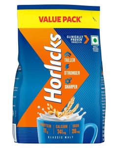 Horlicks Health And Nutrition Drink - 750 G Refill Pack (Classic Malt)