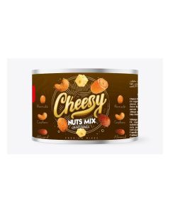 Cheesy Mixed Nuts 170G, Flavored Nut Snack For Sharing And Snacking