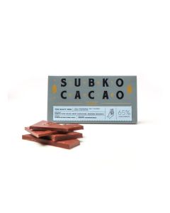The Salty One (65% Dark) Himalayan Pink Salt Dark Chocolate Bar