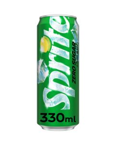 Zero Sugar Lemon Lime Soft Drink Can