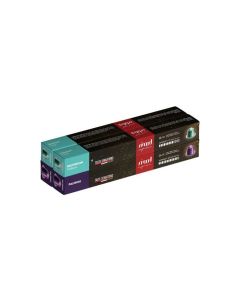 Nespresso Compatible Aluminium Capsules (Palermo & Indonesian Toraja), Pack of 4 (40 Capsules)
