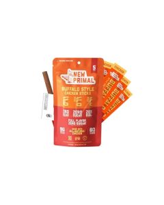 New Primal Buffalo Chicken Sticks Keto Gluten Free Healthy Snacks Sugar Free Low Carb High Protein Jerky Meat Stick 9g Protein 5 Pack