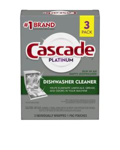 Cascade Platinum Dishwasher Cleaner 3 count