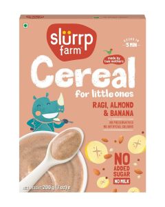 Slurrp Farm Finger Almond And Banana Cereal 200G