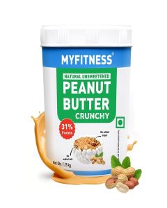 MYFITNESS Peanut Butter Non-GMO Gluten-free No Preservative All Natural Ingredient High Protein Made with American Recipe