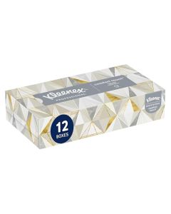 Kleenex Professional Facial Tissue Bulk 03076 2Ply White Flat Facial Tissue Boxes for Business Convenience Case 125 TissuesBox 12 BoxesCase 1500 TissuesCase