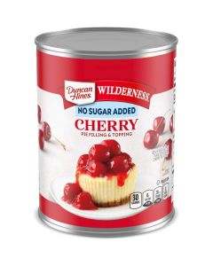 Duncan Hines Wilderness No Sugar Added Pie Filling and Topping Cherry 20 Ounce