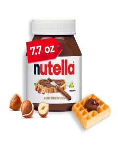 Nutella Hazelnut Spread With Cocoa For Breakfast, 7.7 Oz Jar