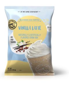 Big Train Blended Ice Coffee Mix, Vanilla Latte, 3.5 Pound Pouch - Instant Powdered Drink for Hot or Cold Beverages