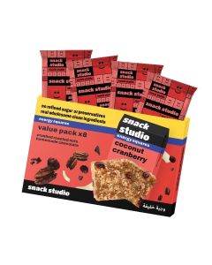 Snack Studio Coconut Cranberry Value Pack 160g