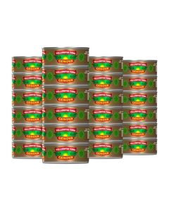Genova Premium Yellowfin Tuna in Extra Virgin Olive Oil with Sea Salt 5 Ounce Cans Pack of 24 Wild Caught Solid Light