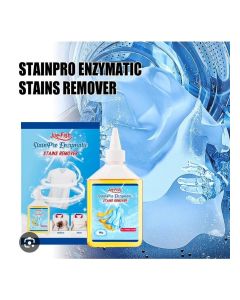 Jue-Fish Multi-Purpose Enzymatic Stain Remover – Advanced Cleaning Formula for Clothes and Fabrics That Easily Removes Stubborn Dirt, Grease, Ink, and Sweat Marks While Leaving Laundry Fresh, Clean, and Bright
