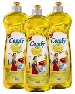 FEAH COMFY DISHWASH LIQUID LEMON PACK OF 3 1000ml EACH