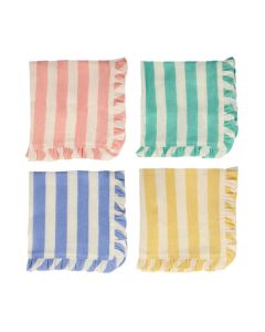 Stripe Ruffle Napkins