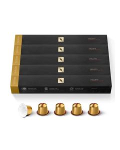 Nespresso Original Capsules - Volluto Decaffeinato - Pack of 5 - 50 Capsules