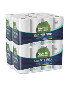 Seventh Generation 100 Recycled Paper Towels 2ply 8 Count Pack of 4