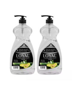 Loyal 5 in 1 Dishwashing Liquid with Aloe Vera and Avocado fragrance- 2X1.5Ltrs