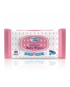 Cool and Cool Ultra Soft and Gentle Baby Wipes- 40pcs
