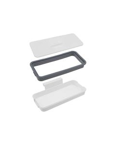 Portable Trash Bag Holder, Hanging Garbage Bag Holder, with Lid Kitchen Trash Bin Garbage Bags Storage Rack