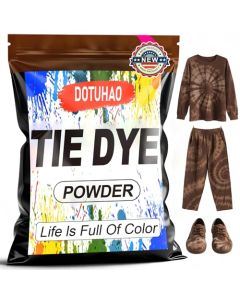 DOTUHAO Tie Dye Powder Brown Tie Dye for Clothes Fabric Dye Permanent Washfast Powder Tie Dyes Creative Dyes for ClothesBrown 2 OZ
