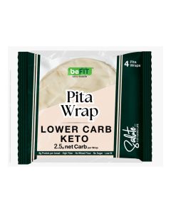 Keto Lower Carb Pita Wrap (High Fiber, No Sugar, No Wheat Flour, Low GI)