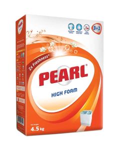 Pearl Original Laundry Detergent Powder for Semi-Automatic Machines 4.5 kg Promo Pack – Tough Stain Removal, Whitening Pearls & Long-Lasting Freshness