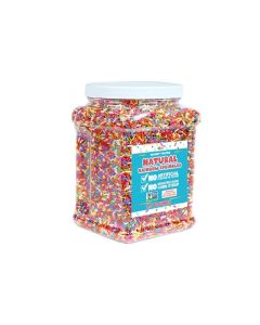 A Great Surprise Dye Free Rainbow Sprinkles 15 Pounds All Natural Vegan Sprinkles for Baking Ice Cream Cookies Cupcakes