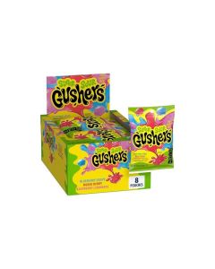Gushers Fruit Flavored Snacks Super Sour Berry Flavor 8 Pouches 34 oz
